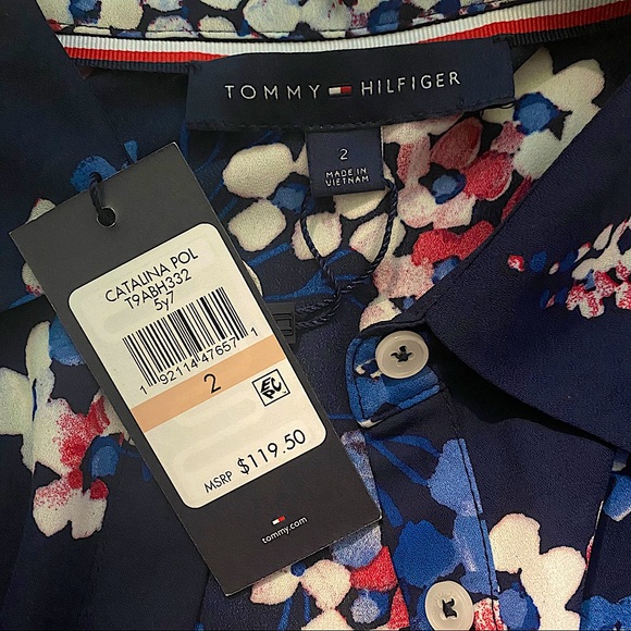 NWT Tommy Hilfiger Floral Dress Handkerchief Skirt - Picture 6 of 6